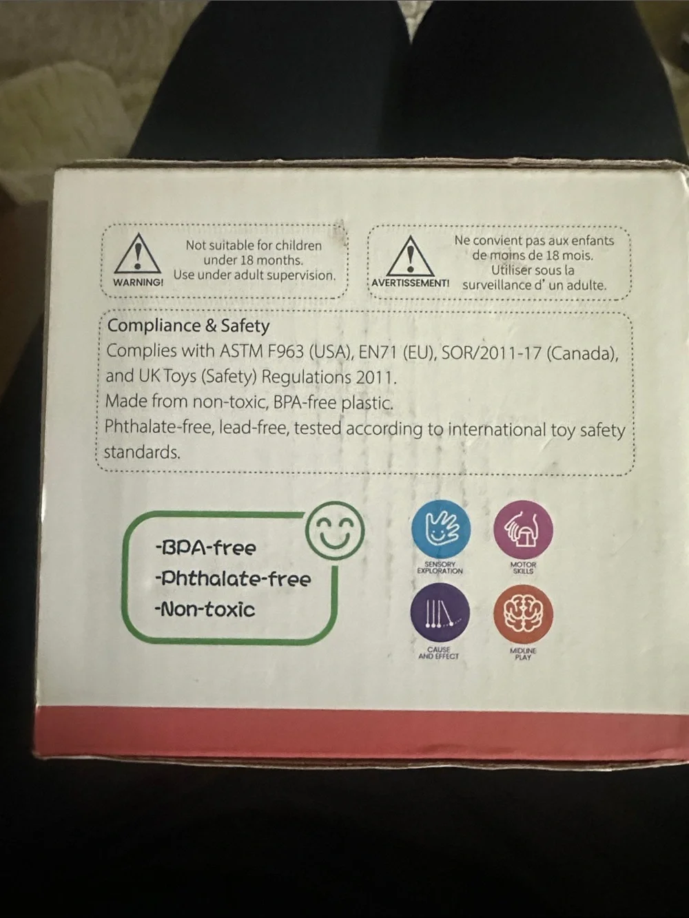 Baby Sensory Toy NEW In box Blue